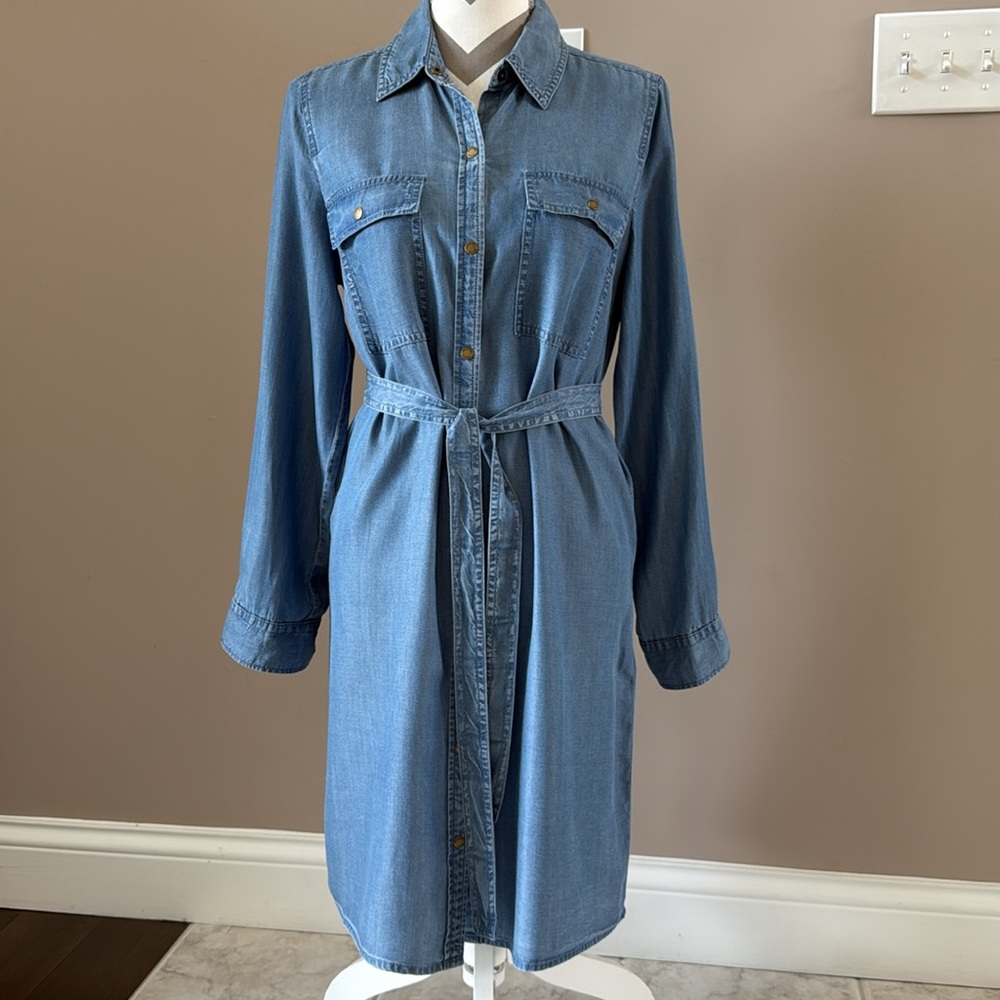 Price Slash! Michael Kors Denim Shirtdress